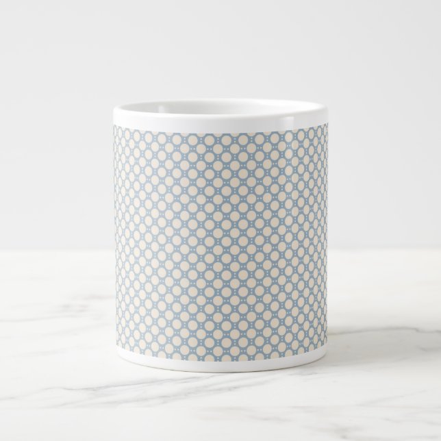 Polka Dots Giant Coffee Mug (Front)