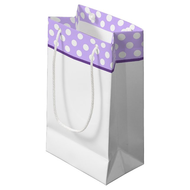 Polka Dots Gift Bag (Front Angled)