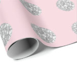 Polka Dots Glitter Pink Rose Silver Bridal Wedding Wrapping Paper<br><div class="desc">Wrap Your Love in Sparkle: Polka Dots Glitter Pink Rose Silver Bridal Wedding Wrapping Paper 🌹🎀 Introducing the "Polka Dots Glitter Pink Rose Silver Bridal Wedding Wrapping Paper" from the imaginative studios of FlorenceK, now available on Zazzle. This isn't just wrapping paper; it’s a celebration of love and elegance, a...</div>