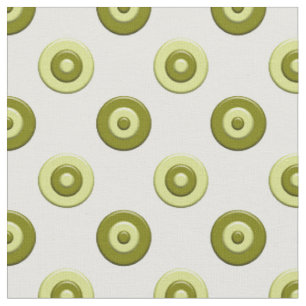 Polka dots green element fabric