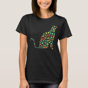 Polka Dots Hearts Cat International Dot Day T-Shirt