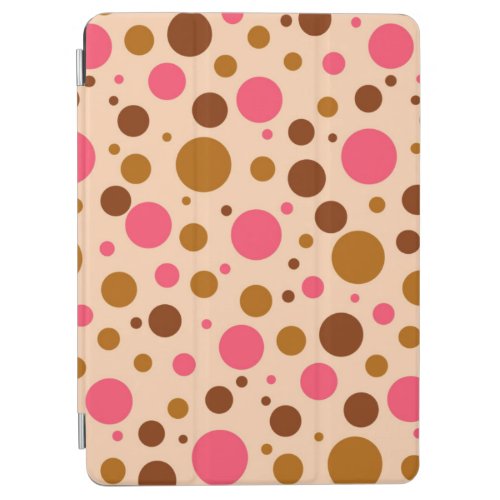 Polka Dots in Brown and Pink iPad Smart Cover