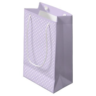 polka dots in  soft lavender