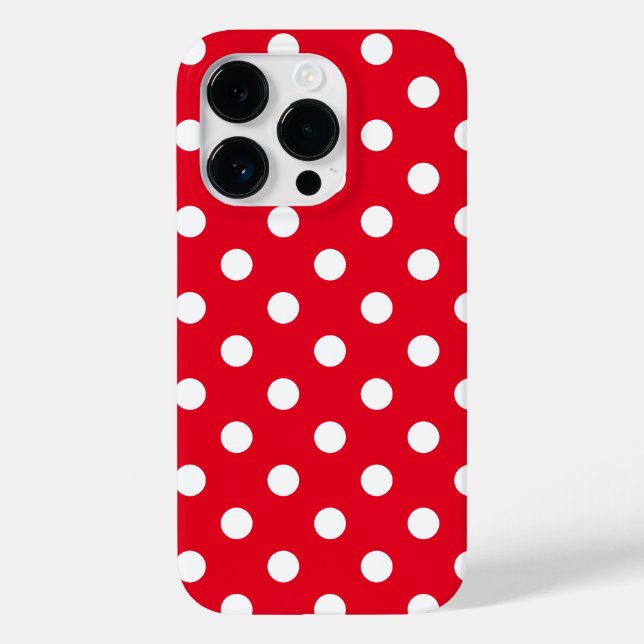 Polka Dots iPhone 14 Pro Case (Back)