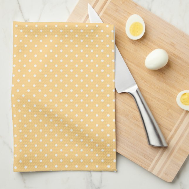 Polka Dots Kitchen Towel (Quarter Fold)