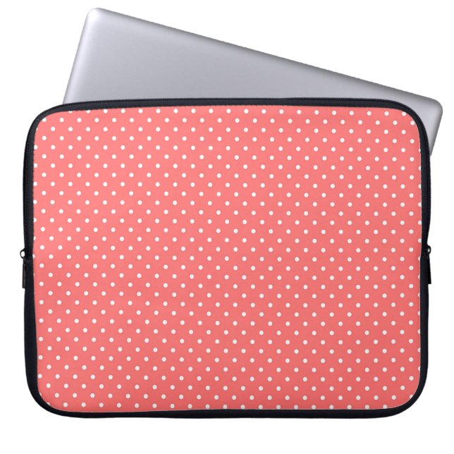 Polka Dots Laptop Sleeve (Front)