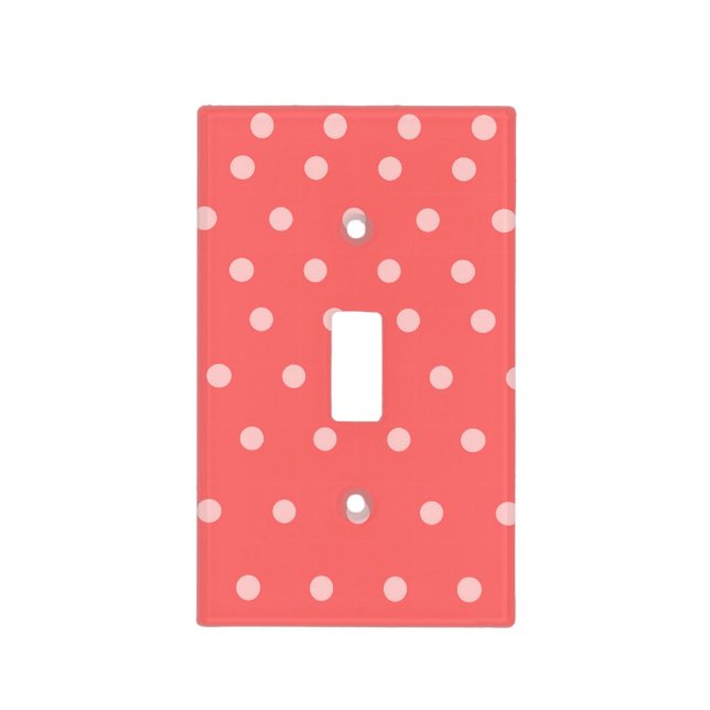 Polka dots light switch cover (Front)