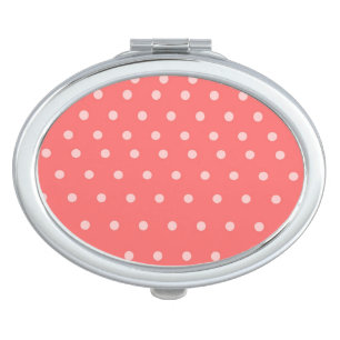 Polka dots makeup mirror