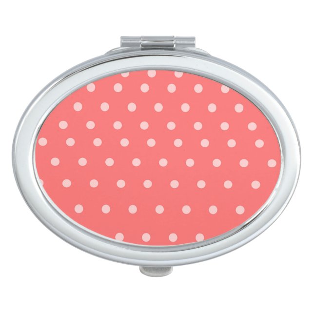 Polka dots makeup mirror (Front)