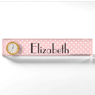 Polka Dots Name Plate