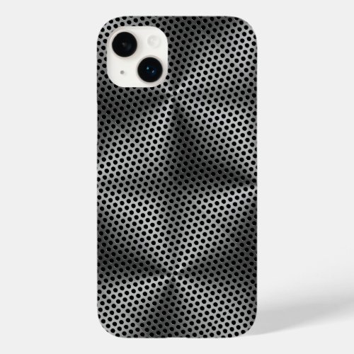 Polka Dots on Metal Plate 01x4 Black BG Case_Mate iPhone 14 Plus Case