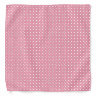 Polka Dots on Pink Bandana