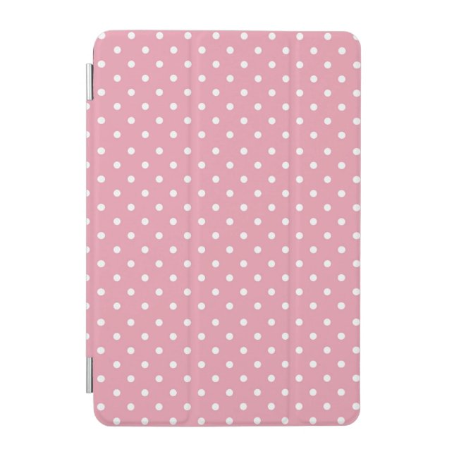 Polka Dots on Pink iPad Mini Cover (Front)