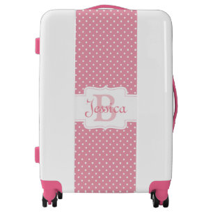 Polka Dots on Pink Luggage