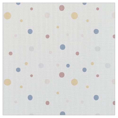 Polka Dots on White Fabric By The Yard Fat Quarter