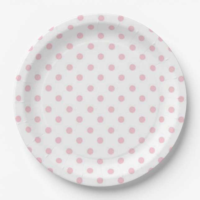 Polka Dots Paper Plates (Front)