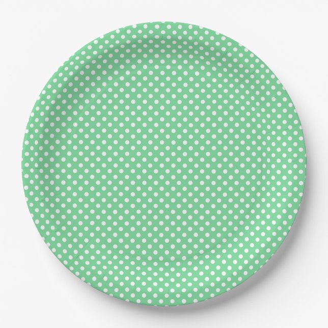 Polka Dots Paper Plates (Front)