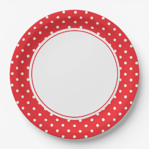 Polka Dots Paper Plates