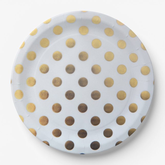Polka Dots Paper Plates (Front)