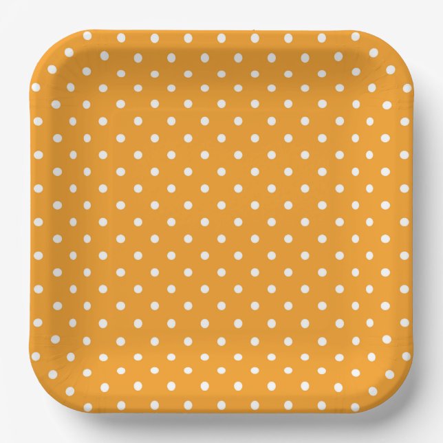 Polka Dots Paper Plates (Front)