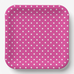 Polka Dots Paper Plates