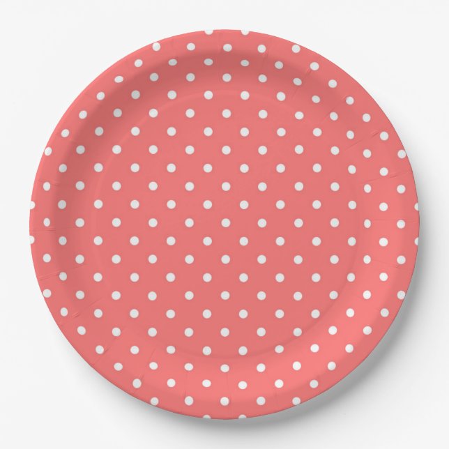 Polka Dots Paper Plates (Front)