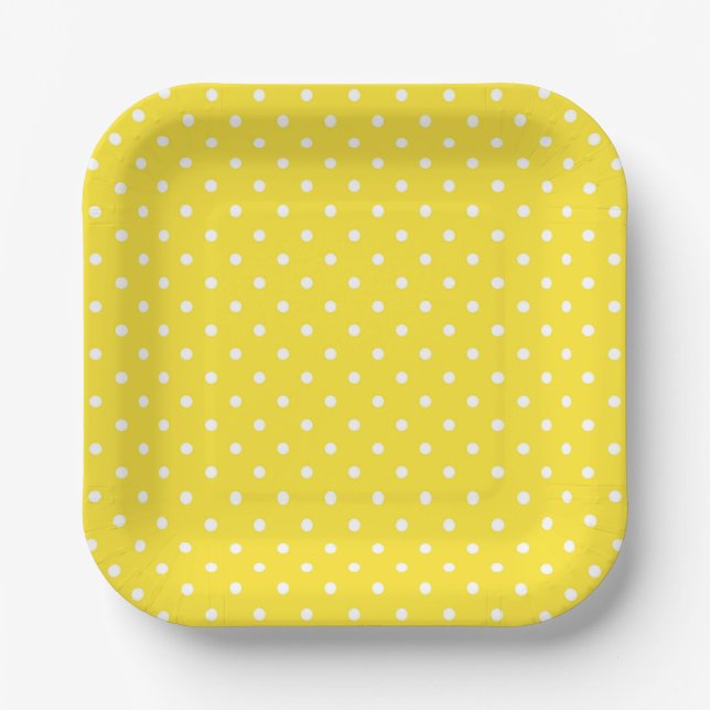 Polka Dots Paper Plates (Front)