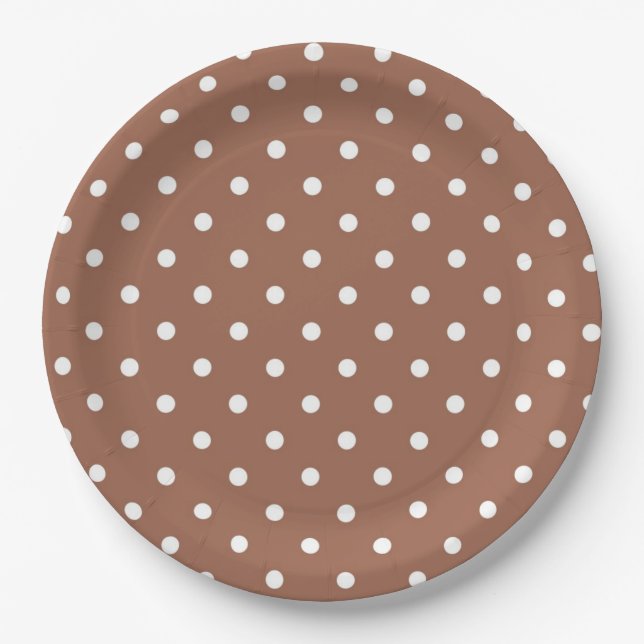 Polka Dots Paper Plates (Front)