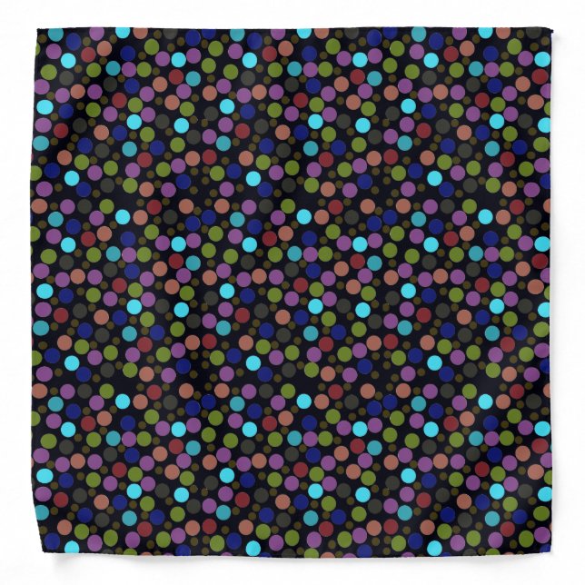 Polka Dots Pattern Bandana (Front)