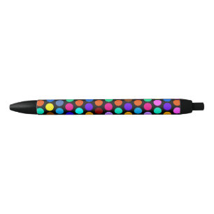 Polka Dots Pattern colored I + your backgr. & idea Pen