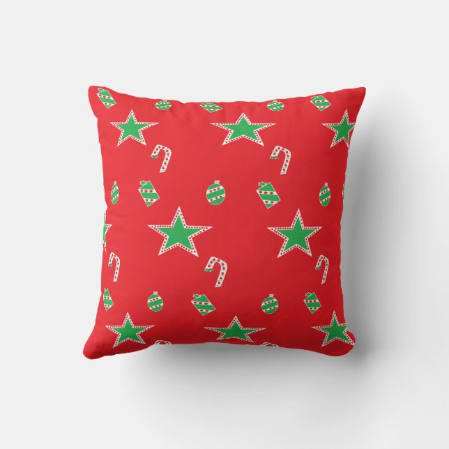 Polka Dots Pattern - Dual Design Double Side Print Throw Pillow (Back)