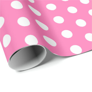 Polka Dots Perky Pattern Bright Colors Wrapping Paper