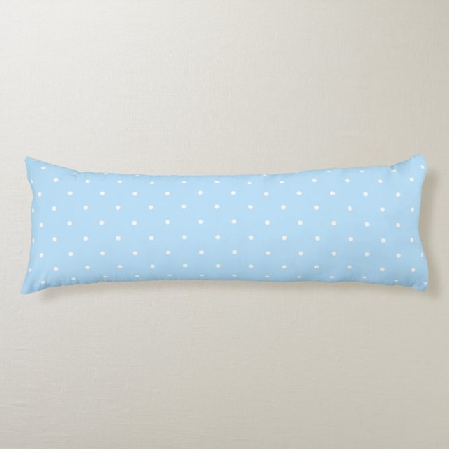 Polka Dots Personalized  Body Pillow (Front)