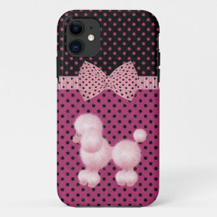 Polka Dots & Pink Poodle iPhone 5 Case