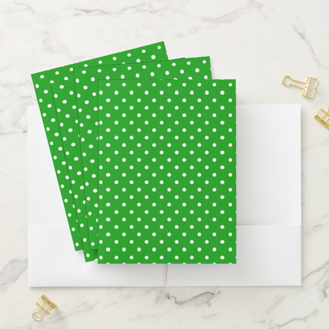 Polka Dots Pocket Folder (In Situ)