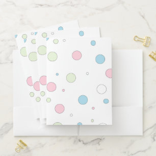 Polka Dots Pocket Folder