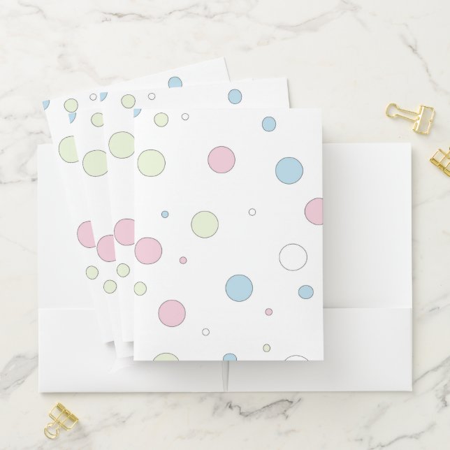 Polka Dots Pocket Folder (In Situ)