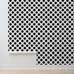 Polka Dots, Polka Dot Pattern, Black and White Wallpaper<br><div class="desc">Cute, fun and adorable polka dot pattern in black and white color. Modern and trendy gift, perfect for the polka dots lover in your life.</div>