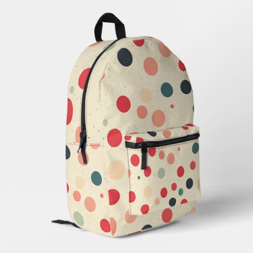 Polka Dots Printed Backpack