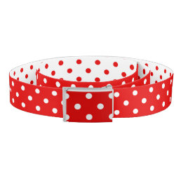Polka dots red color belt