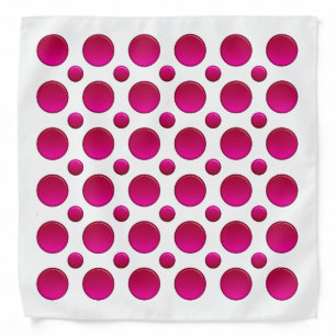 polka dots red element bandana