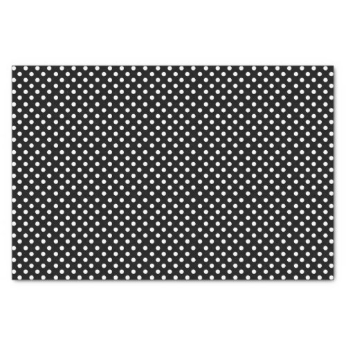 Polka_dots  retro black and white dots tissue paper