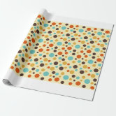 Red Polka Dots Yellow Wrapping Paper