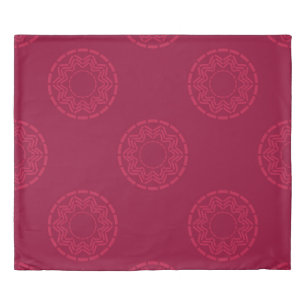 Polka dots seamless pattern. Vintage geometric bac Duvet Cover