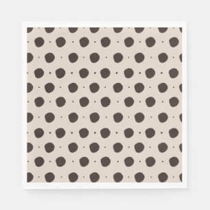 polka dots She's Tying the Knot Bridal Shower Napkins