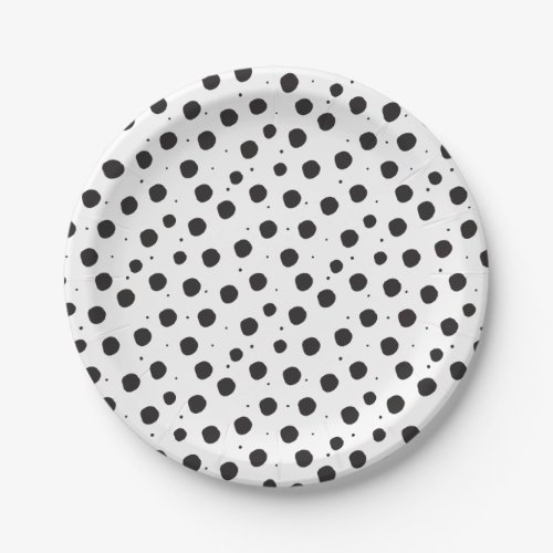 Polka dots Shes Tying the Knot Bridal Shower  Paper Plates