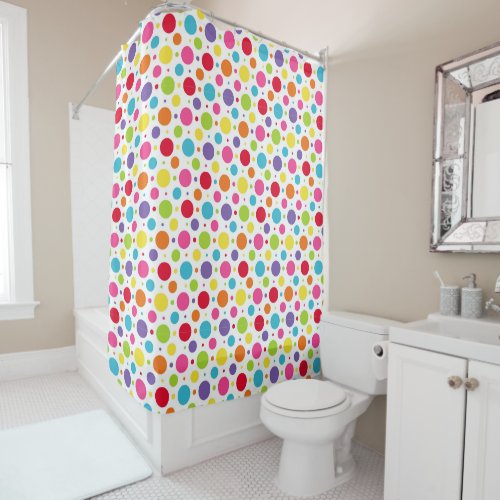 Polka Dots Shower Curtain