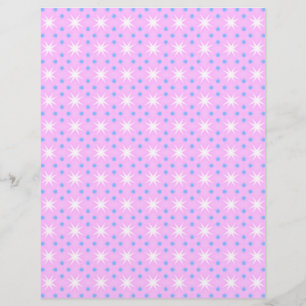 Polka Dots & Stars Scrapbook Paper Pages