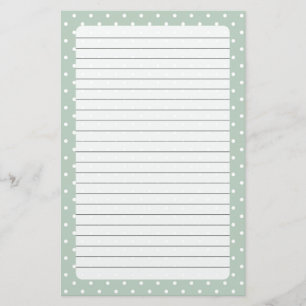 Polka Dots Stationery