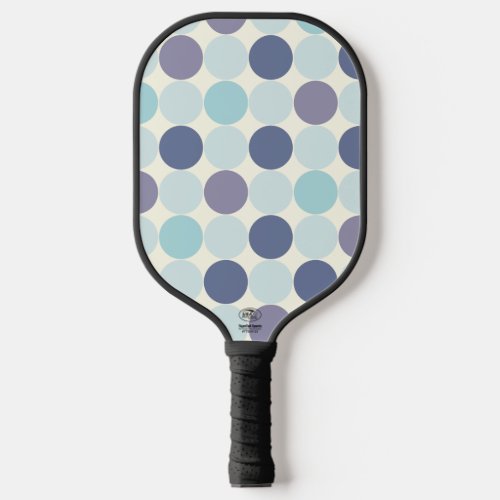 Polka Dots  Stripes Pickleball Paddle Template